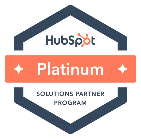 HubSpot Solutions Partner Program Platinum badge